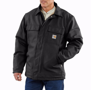 Kits - Carhartt FR Quilt-lined Heavyweight Traditional Coats - Custom <em class="search-results-highlight">Logo</em> with Name Large Tall Navy Mens