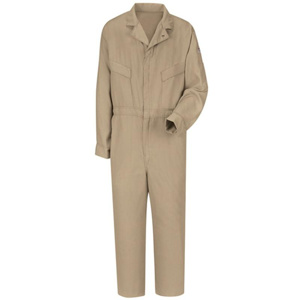 Workwear Outfitters Bulwark FR CoolTouch® 2 Deluxe Coveralls 48 Tall Khaki Aramid, Lyocell, Modacrylic 6.5 cal/cm2
