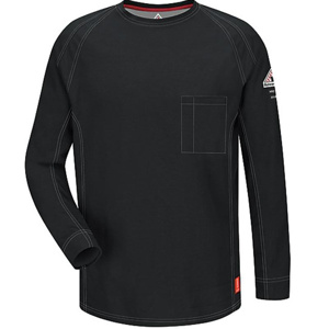 Kits - Workwear Outfitters Bulwark FR iQ Series® T-shirts - M&T <em class="search-results-highlight">Logo</em> XL Tall Black Mens