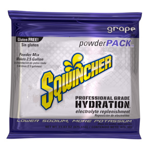 Sqwincher Powder Packs Grape 2-1/2 gal 32 Per Case