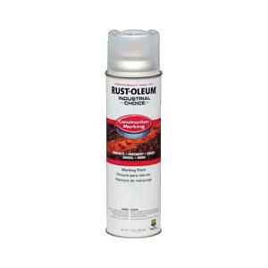 Rust-Oleum Industrial Choice® M1400 Water-Based Construction Marking Paints White 20 oz Aerosol