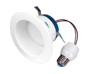 Cree Lighting DR Recessed LED Downlights 120 V 9 W 4 in 2700 K White Dimmable 575 lm