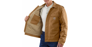 Kits - Carhartt FR Quilt-lined Lanyard-access Jackets - WCEC <em class="search-results-highlight">Logo</em> 2XL Brown Mens