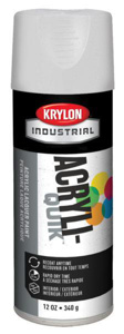 Krylon Interior/Exterior Industrial Paints Gloss White 12 oz