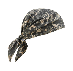 Ergodyne Chill-Its® 6710CT Series Evaporative Cooling Triangle Hats with Towel Digital Camo Polyvinyl Alcohol (PVA)