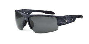 Ergodyne Skullerz® Dagr Blade Safety Glasses Anti-fog Smoke Kryptek Typhon