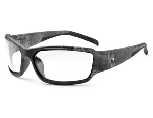 Ergodyne Skullerz® Kvasir Safety Glasses Anti-scratch Clear Matte Gray