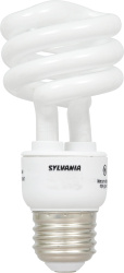 Sylvania Dulux® EL Series Self-ballasted Compact Fluorescent Lamps Twist CFL Medium 5000 K 23 W