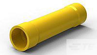 TE Connectivity Insulated Butt Connectors 12/10 AWG Copper Yellow Vinyl
