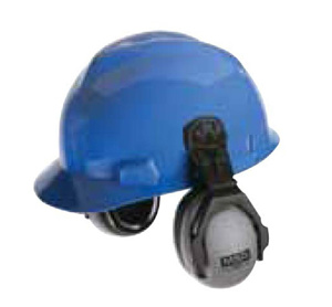 MSA Slotted Cap-mounted Earmuffs 27 Gray