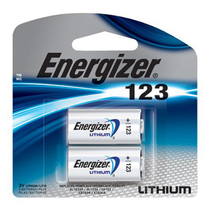 Energizer Miniature and Photo Electronic Watch Batteries 3 V 123