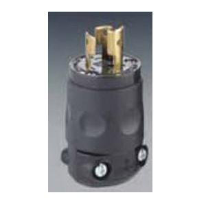 Leviton L Series Locking Plugs 15 A 277 V 2P3W L7-15P Non-Insulated