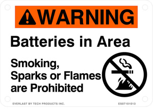 Tech Products Warning Signs 10 x 14 in