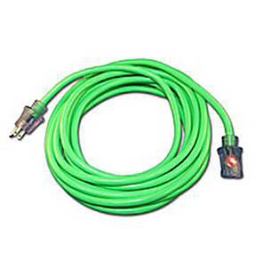 Century Wire & Cable Pro Style SJTW Extension Cord With Lighted End 12 AWG 100 ft Green