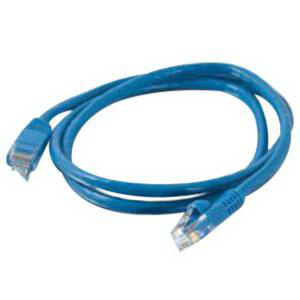 Quiktron 570 Series Cat 5e Cable Assemblies 3 ft Blue