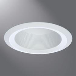 Cooper Lighting Solutions 6125 Series 6 in Trims White Baffle - White Baffle White