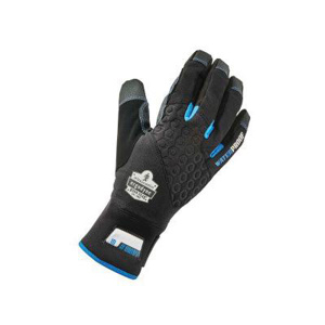 Ergodyne ProFlex® Tena-Grip™ and Extended Cuff Thermal Waterproof Winter Work Gloves XL/10 Black Neoprene