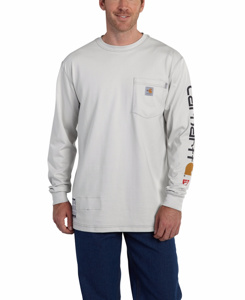 Kits - Carhartt FR Force® Loose Shirts - OneOK <em class="search-results-highlight">Logo</em> Small Light Gray Mens