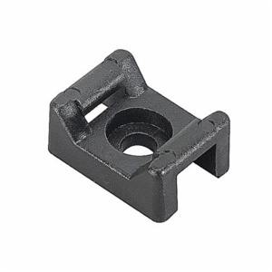 ABB Saddle Support Cable Tie Mounts Black Screw Mount