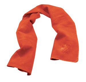 Ergodyne Chill-Its® 6602 Series Evaporative Cooling Towels Orange Polyvinyl Alcohol (PVA)