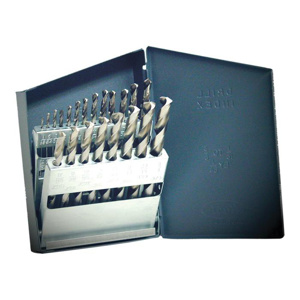 Greenfield General Purpose Jobber Length Drill Sets 21 Piece High Speed Steel (HSS) 1/16 - 3/8 in