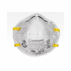 3M TEKK Protection™ 8210PA1-A Paint Sanding Respirators 12 Packs Per Case, 2 Per Pack