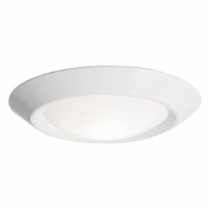 Lithonia 6RLS Surface Mount LED Downlights 120 V 10 W 6 in 3000 K White Dimmable 700 lm