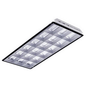 LSI Industries PGN Series Parabolic T8 Troffers 120 - 277 V 32 W 2 x 4 ft T8 Fluorescent 3 Lamp Electronic T8 Instant Start