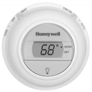 Ademco T87 Series Heat/Cool - Non-programmable Electronic Wall Thermostat - Low Voltage 24 V Premier White