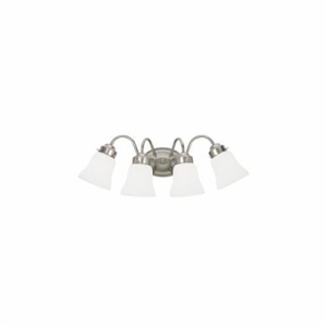 Seagull Lighting Westmont Series Decorative Wall Fixtures Incandescent Frosted Glass Brushed Nickel