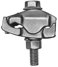 Hubbell Power LC50 Series Parallel Groove Bronze Single Center Bolts Aluminum Alloy