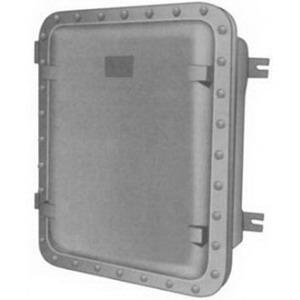 Appleton Emerson Wall Mount Hinged Weatherproof Junction Boxes 12 x 12 x 6 in Without Knockouts Gray NEMA 4/4X/7B/7C/7D/9E/9F/9G