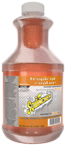 Sqwincher Electrolyte Liquid Beverage Concentrates Tropical Cooler 5 gal 64 oz Per Unit