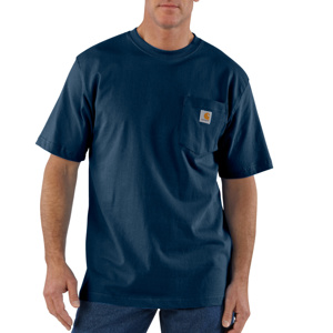 Carhartt Heavyweight Loose T-shirts Medium Navy Mens