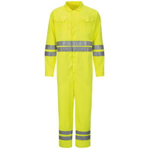 Workwear Outfitters Bulwark FR CoolTouch® 2 High Vis Coveralls 44 Tall High Vis Yellow 9 cal/cm2