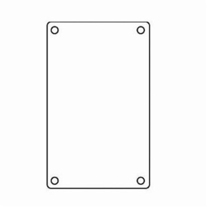 Hubbell-Killark Electric Weatherproof Outlet Box Covers Blank 1 Gang