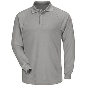 Workwear Outfitters Bulwark FR Classic Lightweight Polos 2XL Gray Mens