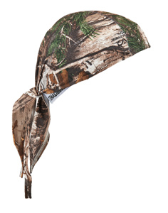 Ergodyne Chill-Its® 6615 Series High Performance Dew Rags Camouflage Elastic, Hi Cool®, Terry Cloth