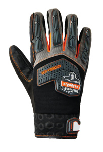 Ergodyne ProFlex® 9015 Dorsal Protection Certified Anti-vibration Gloves 2XL Black Polymer, Thermoplastic Rubber