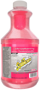 Sqwincher Electrolyte Liquid Beverage Concentrates Strawberry Lemonade 5 gal 64 oz Per Unit