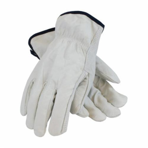 PIP Regular Grade Top Grain Cowhide Leather Drivers Gloves Medium Cowhide Leather Natural