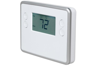 Nortek Security and Control GC Series Heat/Cool - Self-learning Electronic Wall Thermostat - Z-Wave 24 V White