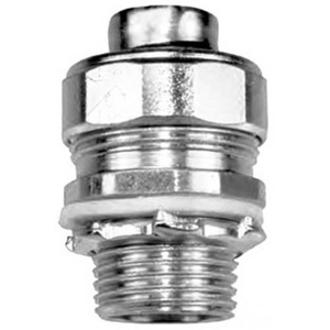 American Fittings STR Series Straight Liquidtight Connectors Non-insulated 1 in Compression x Threaded Steel