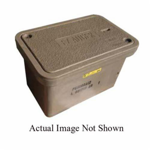 Hubbell Lenoir City Underground Electrical Enclosure Covers Tier 8 Polymer Concrete Street Lighting 31 x 18 x 2 in
