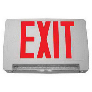 Barron Lighting Illuminated Emergency Exit Signs Remote Capacity LED Single Face