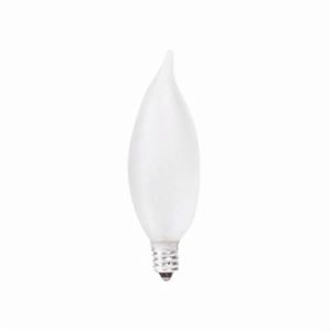 Signify Lighting DuraMax® Long Life Series Bent Tip Incandescent Decorative Candle Lamps BA9 60 W Candelabra (E12)