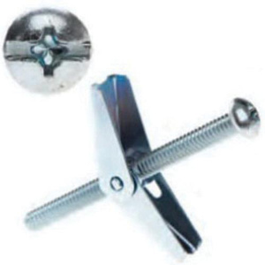 Selecta Products Mushroom-head Toggle Bolts 1/4 in 4 in Steel
