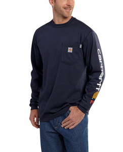 Kits - Carhartt FR Force® Loose Shirts - OneOK <em class="search-results-highlight">Logo</em> 2XL Dark Navy Mens