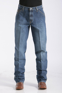 Cinch Blue Label Medium Stonewash Jeans Mens Blue 36 x 38