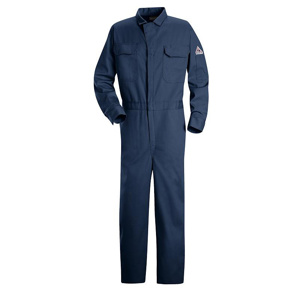Bulwark EXCEL FR® Deluxe Coveralls 56 Tall Navy Cotton Twill 10.6 cal/cm2